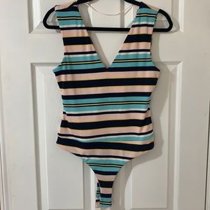 NWT AFRM Thong Bodysuit size M